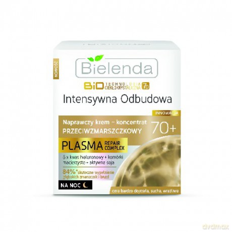 Bielenda BioTechnologia 7D Plasma Repair Complex 70+ Krem na noc 50ml