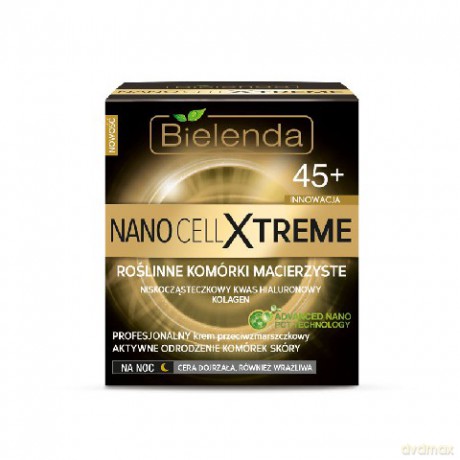 Bielenda Nano Cell Xtreme 45+ Krem na noc przeciwzmarszczkowy 50ml