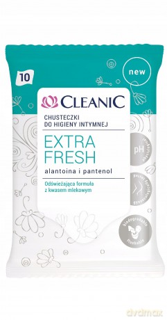 Cleanic Intimate Chusteczki do higieny intymnej ochronne Intensive Care 1op.-10szt