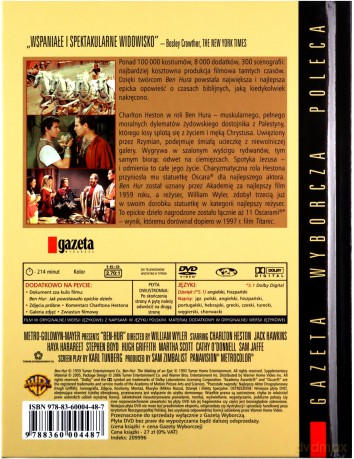 Ben Hur (Kolekcja Gazety Wyborczej 11) [DVD]