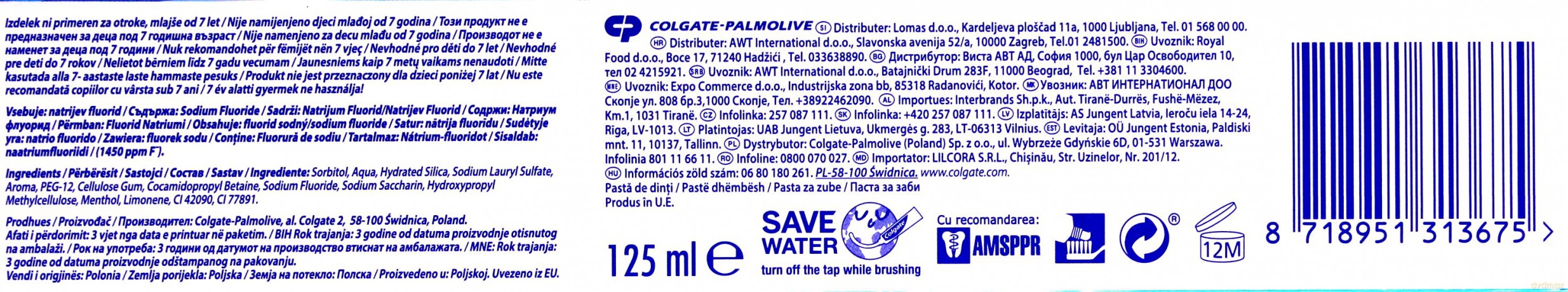 Colgate Pasta do zębów Max Fresh Mocna Mięta 125ml