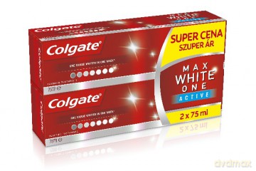 Colgate Pasta DUO Max White One Active 75 ml x 2