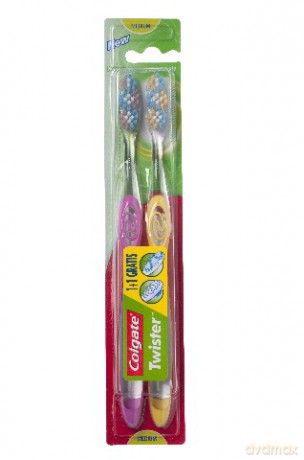 Colgate Szczoteczka DUO Twister Średnia 1 op.-2szt