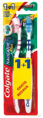 Colgate Szczoteczka Navigator Plus Miękka 1+1 gratis
