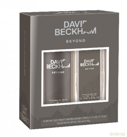 David Beckham Zestaw prezentowy Beyond (deo spray 150ml+deo w szkle 75ml)