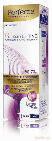 Dax Cosmetics Perfecta Potrójny Lifting 50-70+ Krem pod oczy i na powieki 15ml