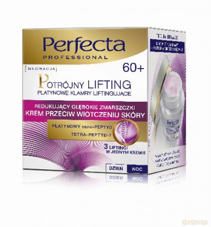 Dax Cosmetics Perfecta Potrójny Lifting 60+ Krem na dzień i noc 50ml