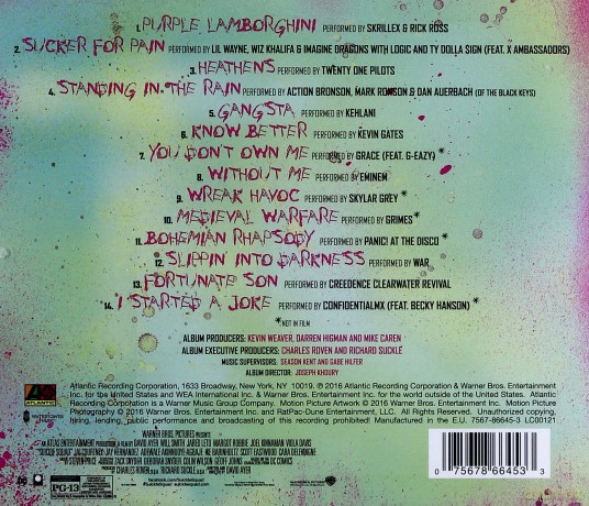 Suicide Squad soundtrack (Legion samobójców) [CD]