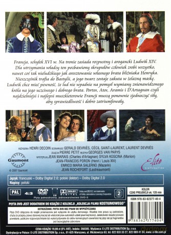 Kolekcja filmu kostiumowego: Garbus /Neron: Władca imperium /Augustus: Pierwszy cesarz /Cud wilków /Trzej muszkieterowie /Tajemnice Paryża /Człowiek w żelaznej masce /Kawaler Króla (booklet) [9DVD]