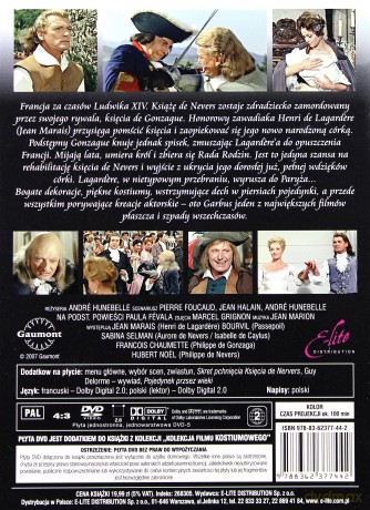 Kolekcja filmu kostiumowego: Garbus /Neron: Władca imperium /Augustus: Pierwszy cesarz /Cud wilków /Trzej muszkieterowie /Tajemnice Paryża /Człowiek w żelaznej masce /Kawaler Króla (booklet) [9DVD]