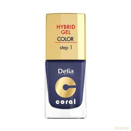 Delia Cosmetics Coral Hybrid Gel Emalia do paznokci nr 17 granat 11ml [KOSMETYKI]
