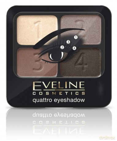 Eveline Cienie Quatro set nr 06 [KOSMETYKI]