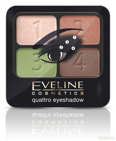 Eveline Cienie Quatro set nr 08 [KOSMETYKI]