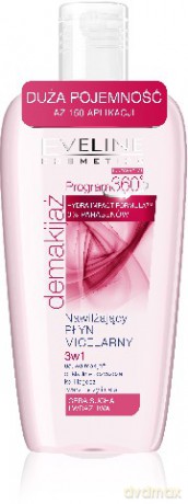 Eveline Demakijaż Program 360 Płyn micelarny 3w1 nawilżający 300ml [KOSMETYKI]