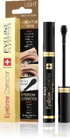 Eveline Eyebrow Corrector Korektor do brwi 5w1 Light 9ml [KOSMETYKI]