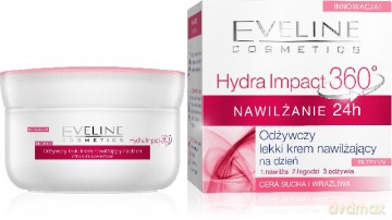 Eveline Hydra Impact 360 Nawilżanie 24h Krem odżywczy na dzień 50ml [KOSMETYKI]