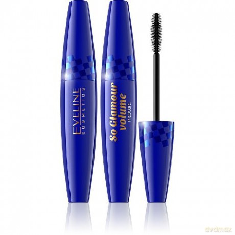 Eveline Maskara So Glamour Volume pogrubiająca czarna 10ml [KOSMETYKI]