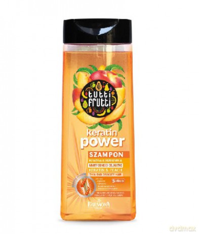 Farmona Tutti Frutti Szampon do włosów cienkich i delikatnych Keratin Power 400ml [KOSMETYKI]