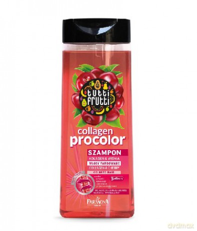 Farmona Tutti Frutti Szampon do włosów farbowanych Collagen Procolor 400ml [KOSMETYKI]