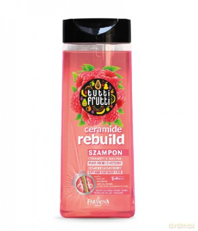 Farmona Tutti Frutti Szampon do włosów suchych i zniszczonych Ceramide Rebuild 400ml [KOSMETYKI]