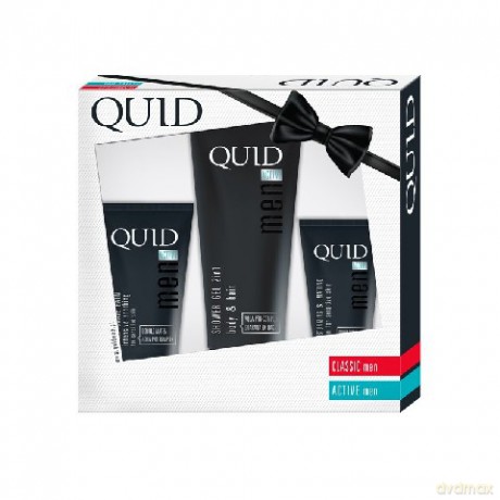 Farmona Zestaw prezentowy Quid Men Active (żel pod prysznic 2w1 250ml+balsam po goleniu 100ml+krem do twarzy 50ml) [2xKOSMETYKI]