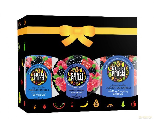 Farmona Zestaw prezentowy Tutti Frutti Jeżyna&Malina /olejek+masło+peeling/ [2xKOSMETYKI]