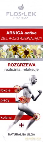 Flos-Lek Pharma Arnica Żel rozgrzewający na łokcie,biodra i kolana 200ml [KOSMETYKI]