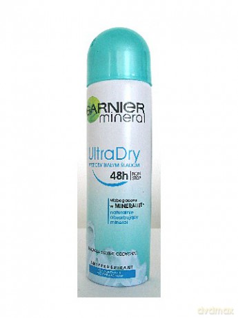 Garnier Mineral Ultra Dry (przeciw białym śladom) Dezodorant spray 150ml [KOSMETYKI]