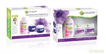 Garnier Zestaw prezentowy Intensive Restore 55+ (krem na dzień 50ml+krem na noc 50ml+mleczko Essentials 200ml) [KOSMETYKI]