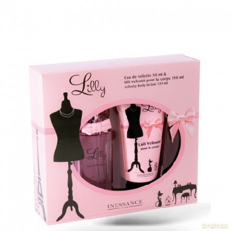 Inessance Paris Zestaw prezentowy Lilly (woda toaletowa 50ml+balsam do ciała 150ml) [2xKOSMETYKI]