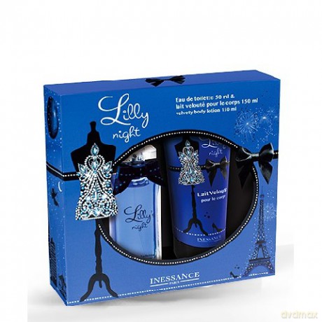 Inessance Paris Zestaw prezentowy Lilly Night (woda toaletowa 50ml+balsam do ciała 150ml) [2xKOSMETYKI]