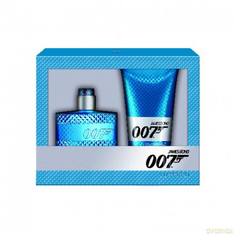 James Bond 007 Zestaw prezentowy Ocean Royale (woda toaletowa 50ml+żel pod prysznic 150ml) [2xKOSMETYKI]