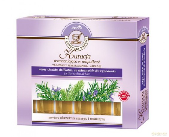 Joanna Apteczka Babuni Kuracja wzmacniąca do włosów 4 x 10ml [KOSMETYKI]