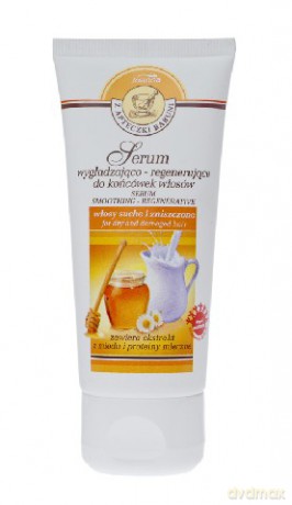 Joanna Apteczka Babuni Serum wygładzająco-regenerujące do włosów suchych i zniszczonych 50g [KOSMETYKI]