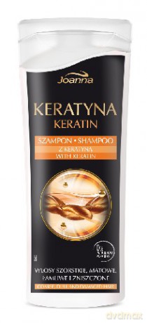 Joanna Keratyna Szampon do włosów szorstkich i zniszczonych 100ml [KOSMETYKI]