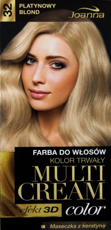 Joanna Multi Cream Color Farba nr 32 Platynowy Blond [KOSMETYKI]