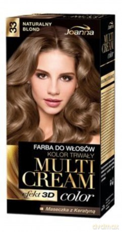 Joanna Multi Cream Color Farba nr 33 Naturalny Blond [KOSMETYKI]