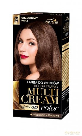 Joanna Multi Cream Color Farba nr 39 Orzechowy Brąz [KOSMETYKI]