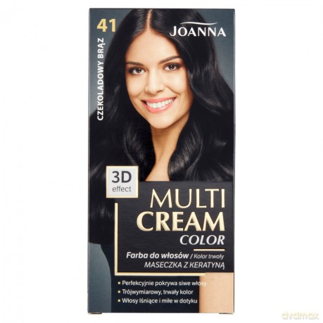 Joanna Multi Cream Color Farba nr 41 Czekoladowy Brąz [KOSMETYKI]