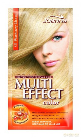 Joanna Multi Effect Color Szamponetka do włosów 01 Piaskowy Blond [KOSMETYKI]