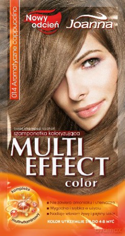 Joanna Multi Effect Color Szamponetka do włosów 014 Aromatyczne cappucino [KOSMETYKI]
