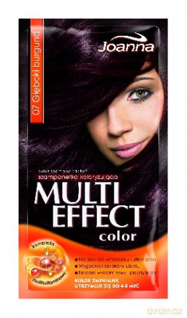 Joanna Multi Effect Color Szamponetka do włosów 07 Głęboki Burgund [KOSMETYKI]