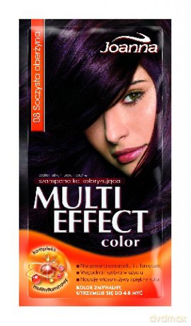 Joanna Multi Effect Color Szamponetka do włosów 08 Soczysta Oberżyna [KOSMETYKI]