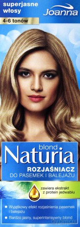 Joanna Naturia Blond Rozjaśniacz do pasemek i balejażu 4-6 tonów 1op. [KOSMETYKI]