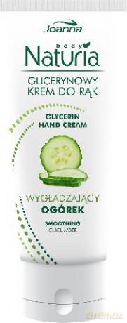Joanna Naturia Glicerynowy krem do rąk ogórkowy wygładzający 50g [KOSMETYKI]