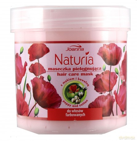 Joanna Naturia Maseczka pielęgnująca do włosów Mak i bawełna 250g [KOSMETYKI]