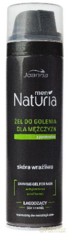 Joanna Naturia Men Żel do golenia c.wrażliwa 200ml [KOSMETYKI]