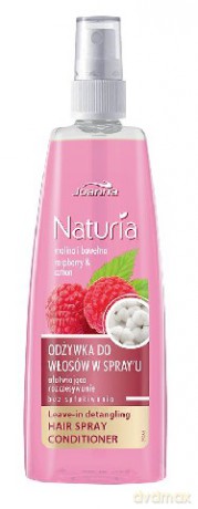 Joanna Naturia Odżywka-spray ułatwiająca rozczesywanie malina i bawełna 150ml [KOSMETYKI]
