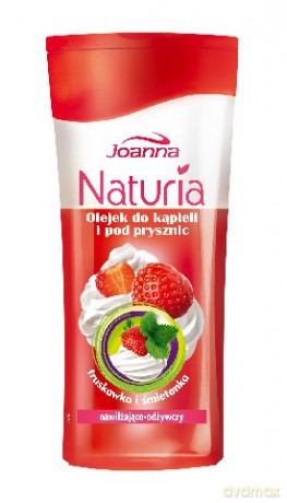 Joanna Naturia Olejek do kąpieli Truskawka i śmietanka 200ml [KOSMETYKI]