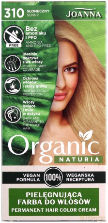 Joanna Naturia Organic Farba nr 310 Słoneczny 1 op. [KOSMETYKI]